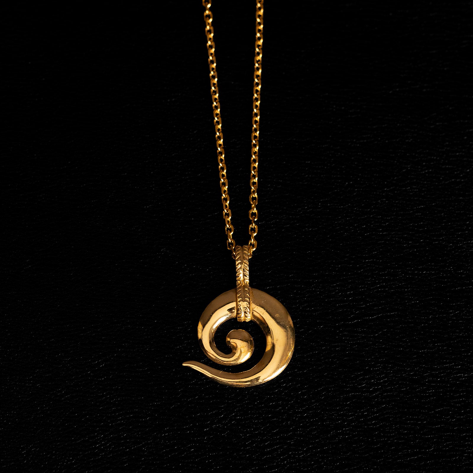 Spirale | Pendant Necklace - Brass