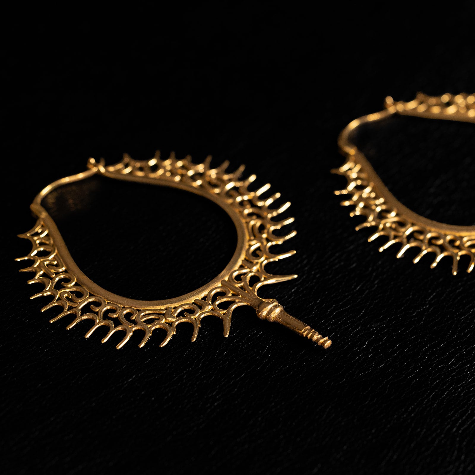 Spiked Relic | Créoles – Laiton