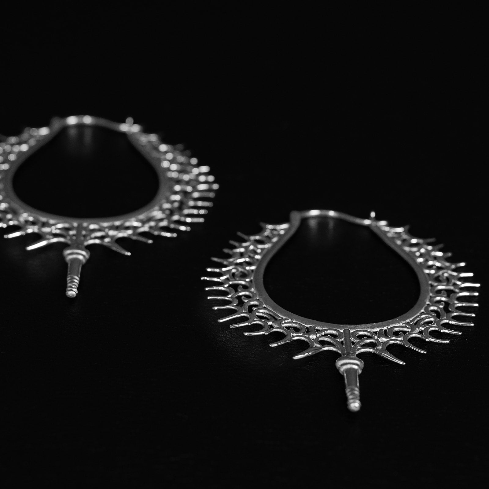 Spiked Relic | Hoop Earrings – 925 Silver