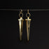Pyramid | Hoop Earrings - Brass - NOIR KĀLA