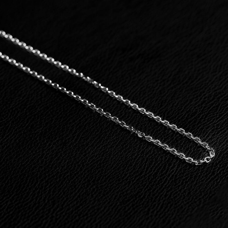 Diamond Cut Rolo Cable Chain [3 mm] | Necklace – Stainless Steel - NOIR KĀLA
