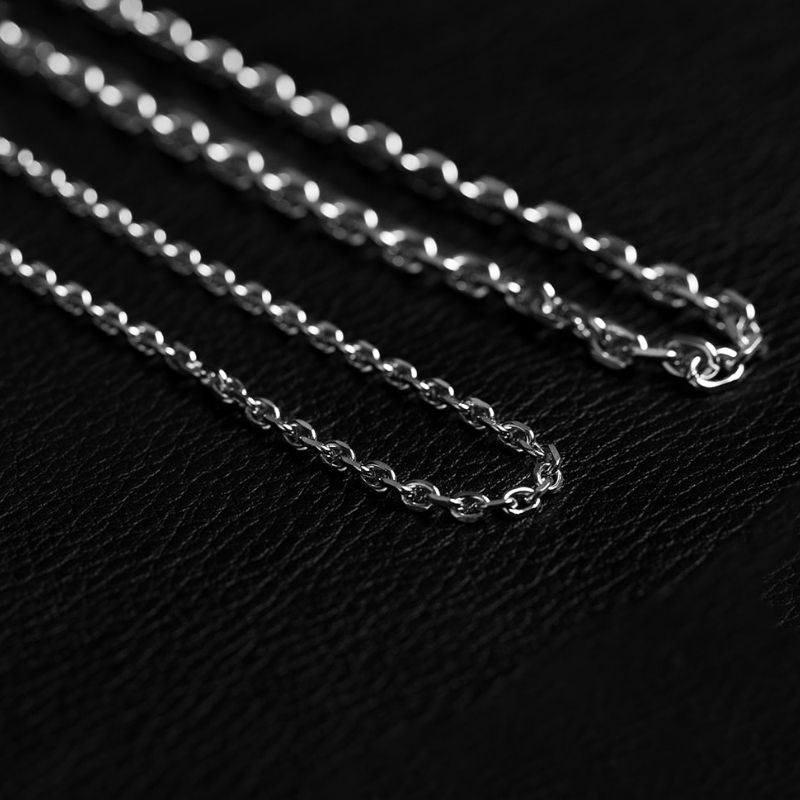 Diamond Cut Rolo Cable Chain [4.5 mm] | Necklace – Stainless Steel (Copy) - NOIR KĀLA