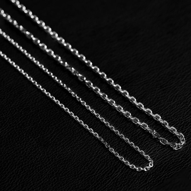 Diamond Cut Rolo Cable Chain [4.5 mm] | Necklace – Stainless Steel (Copy) - NOIR KĀLA