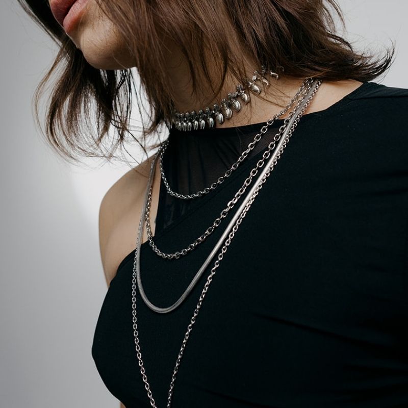 Diamond Cut Rolo Cable Chain [4.5 mm] | Necklace – Stainless Steel (Copy) - NOIR KĀLA