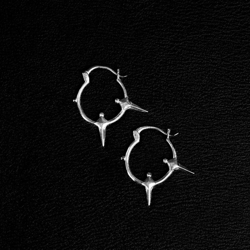 Eve | Hoop Earrings - 925 Silver - NOIR KĀLA