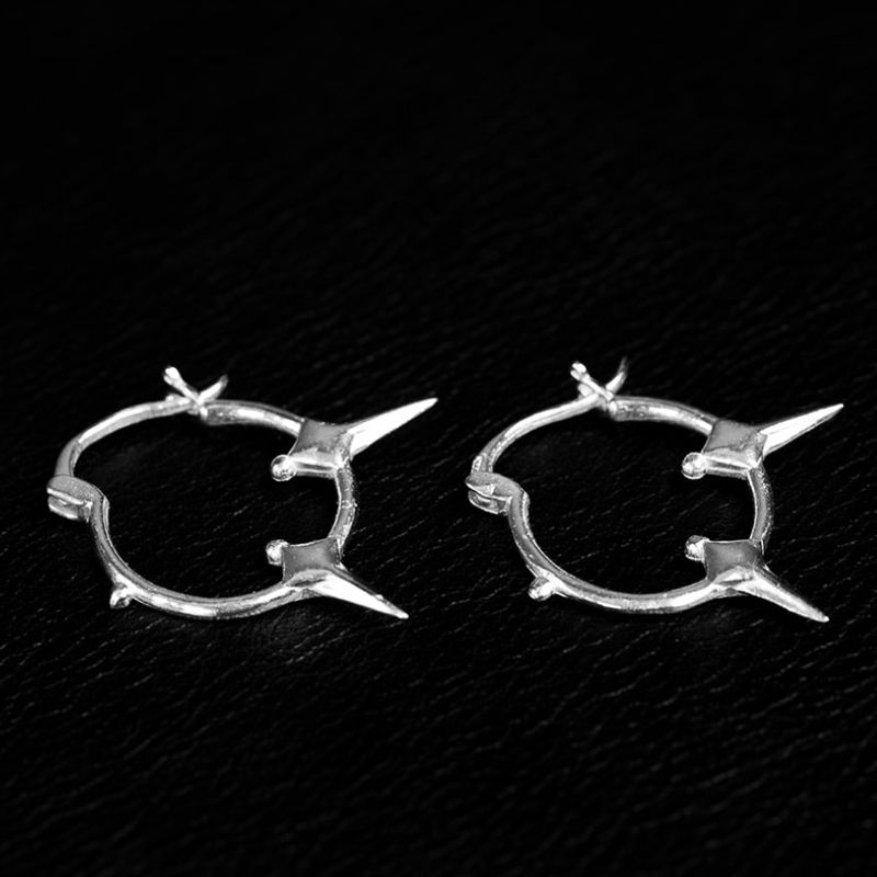 Eve | Hoop Earrings - 925 Silver - NOIR KĀLA