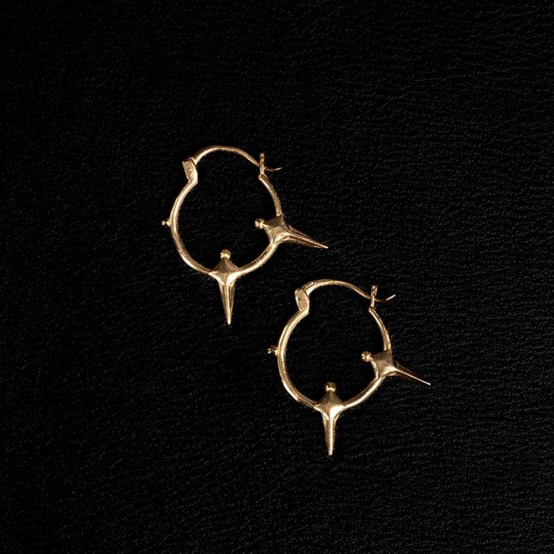 Eve | Hoop Earrings - Gold - NOIR KĀLA