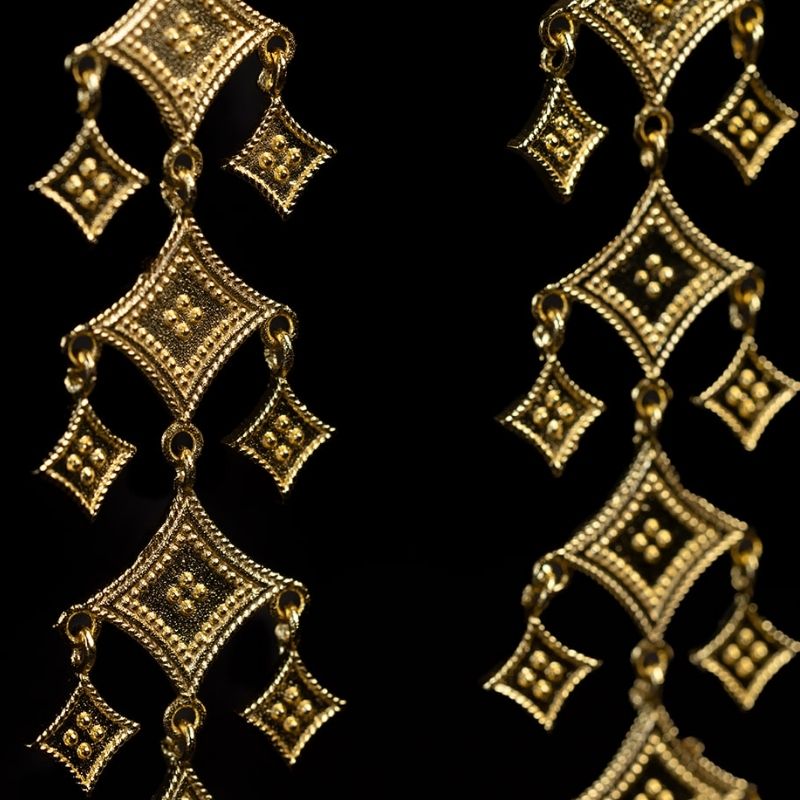 Quintessence | Boucles d&#39;oreilles - Laiton - NOIR KĀLA