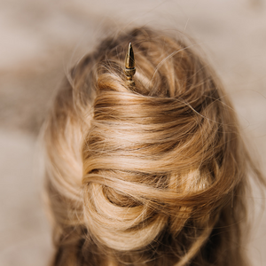 Xeyna | Pic à cheveux - Laiton