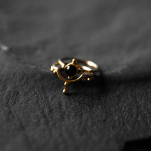 Encoded Beauty | Stacking Duo Rings - Brass